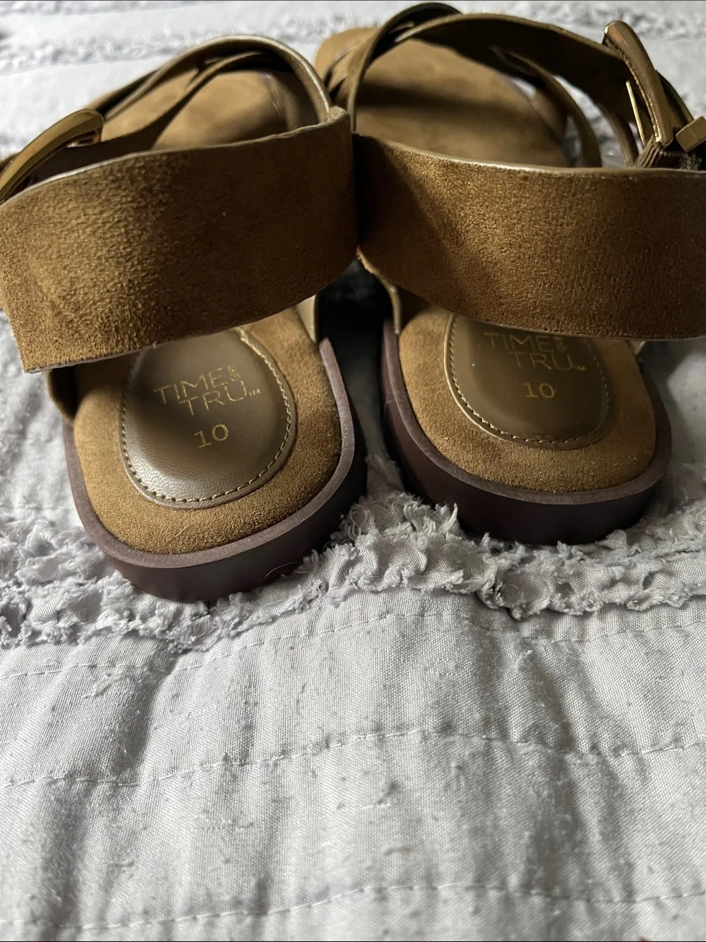 Time and Tru Sandals Size 10